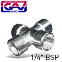(image for) 4 Way Connector 1/4' Ffff
