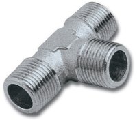 (image for) T Connector 1/4'mmm Packaged