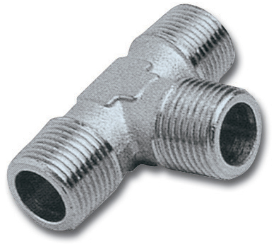 (image for) T Connector 1/4'mmm Packaged