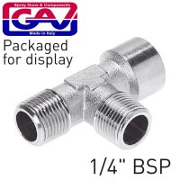 (image for) T Connector 1/4'mmf Packaged
