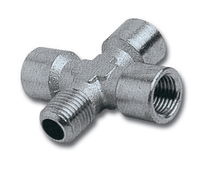 (image for) 4-way Connector 1/4'3f/1m Packaged