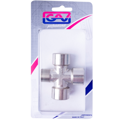 (image for) 4-way Connector 1/2'3f/1m Packaged