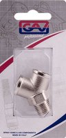 Y Connector 1/4'mff Gio1071-2 Packaged (image for) Y Connector 1/4'mff Gio1071-2 Packaged