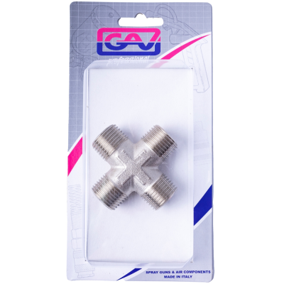 (image for) 4-way Connector 1/2' Mmmm Packaged
