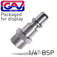 (image for) Quick Coupler Inserts Aro 1/4'm 2 Packaged