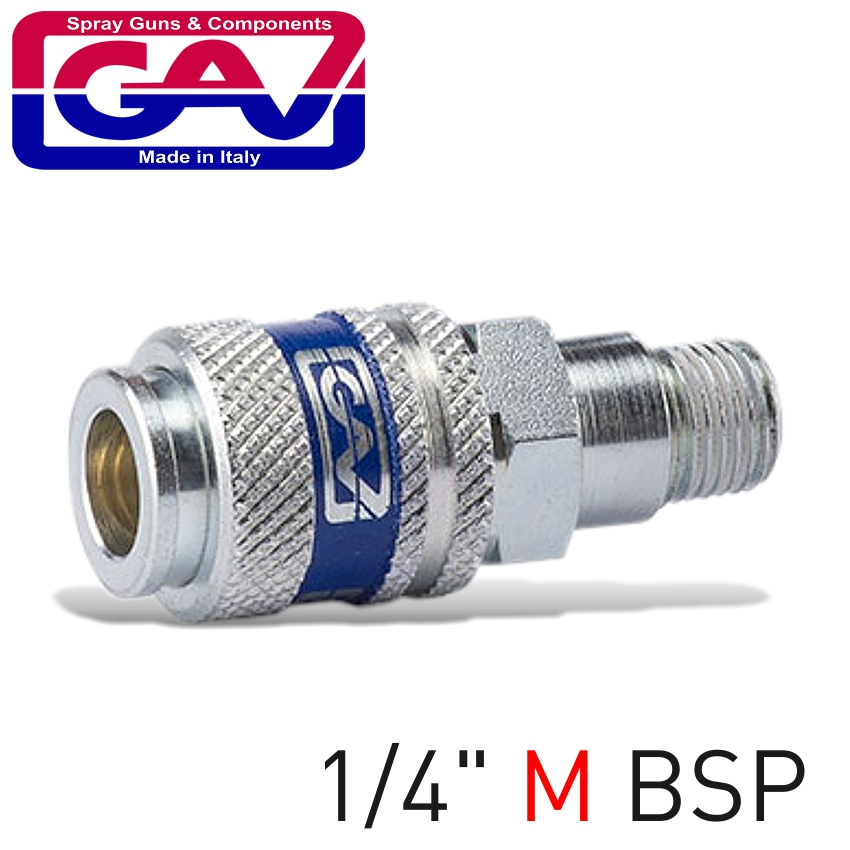 (image for) Hardened Steel Quick Coupler 1/4'm