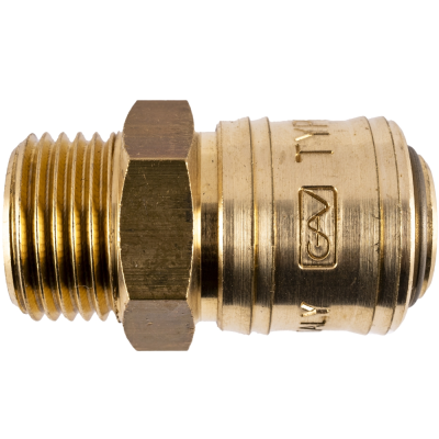 (image for) Brass Male Quick Coupler 1/2'm German