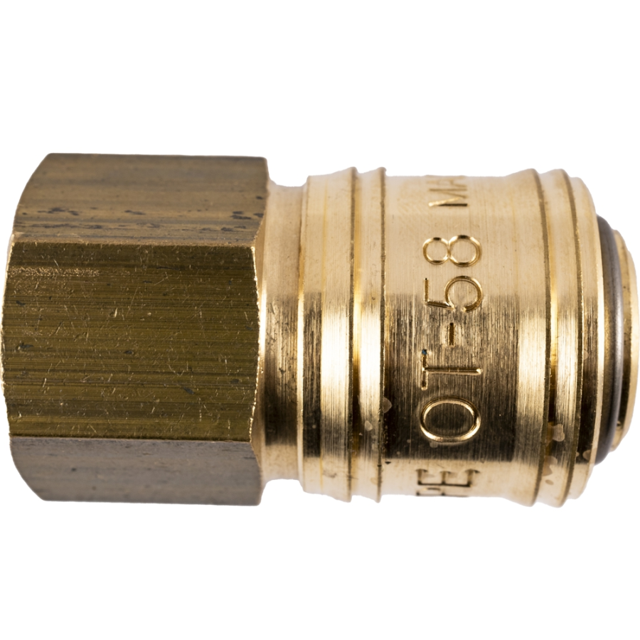 (image for) Brass Female Quick Coupler 3/8'f German