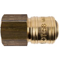 (image for) Brass Female Quick Coupler 1/2'f German