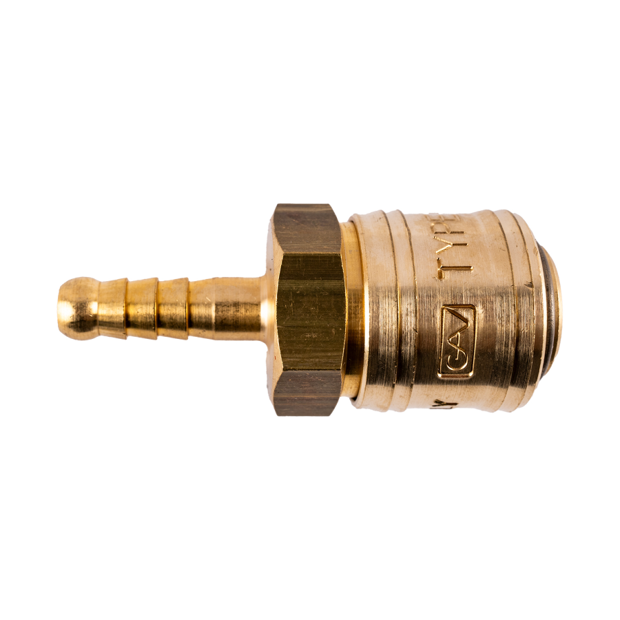 (image for) Brass Quick Coupler 6mm Hose German