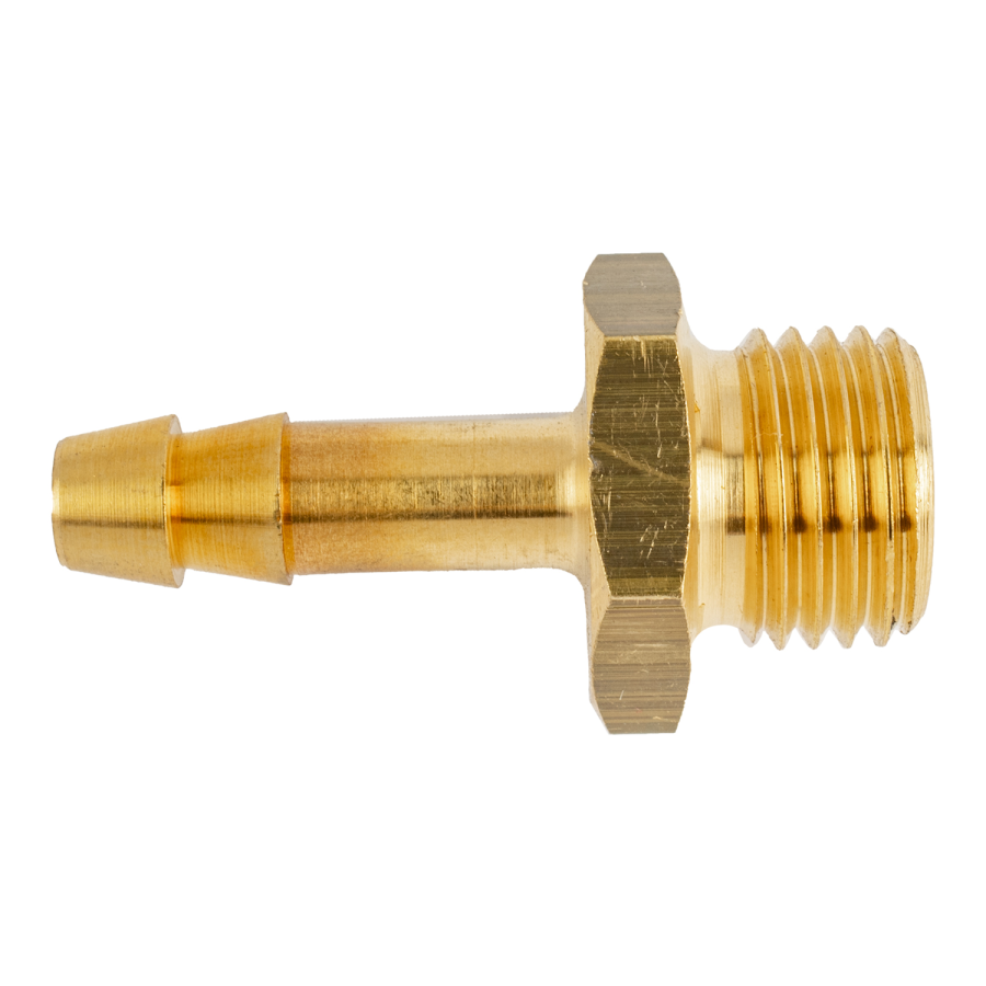 (image for) Brass Hose Tail 1/4 M X 6mm