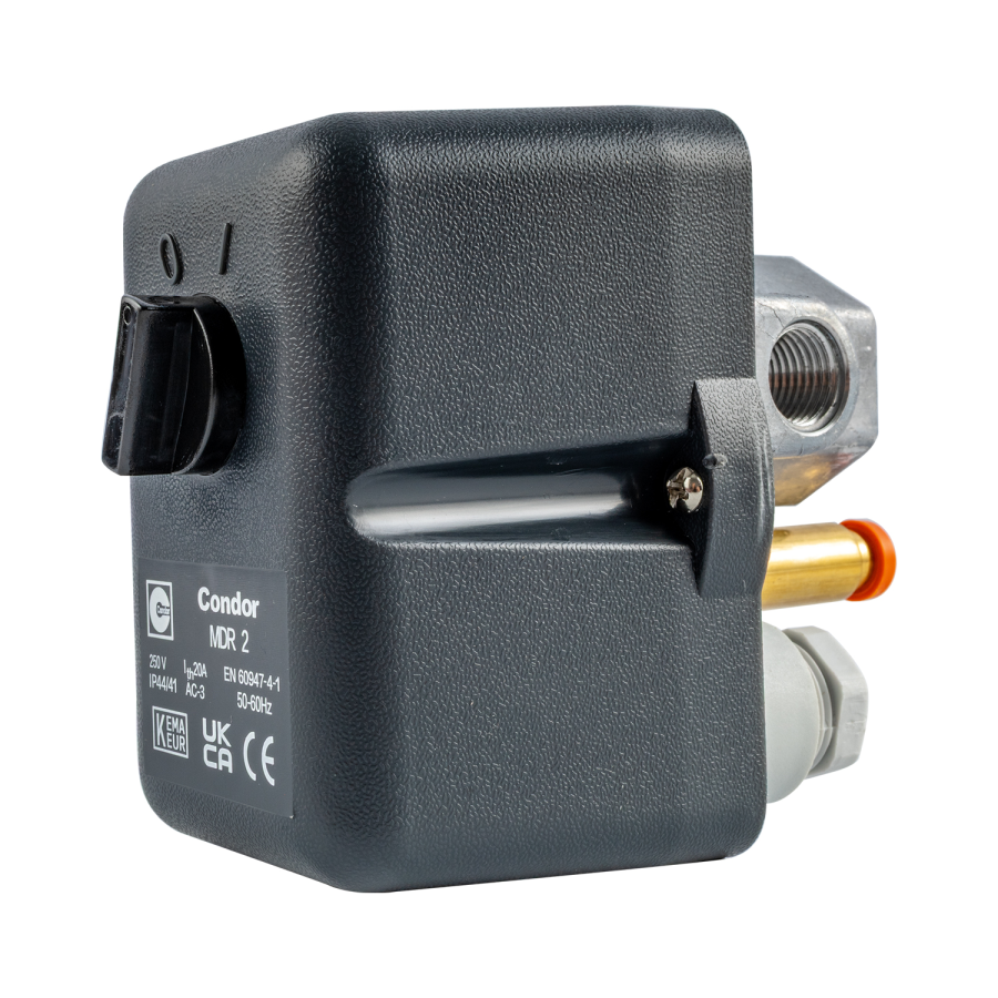 (image for) Condor Pressure Switch 1 Phase 4 Way Black Switch 213826