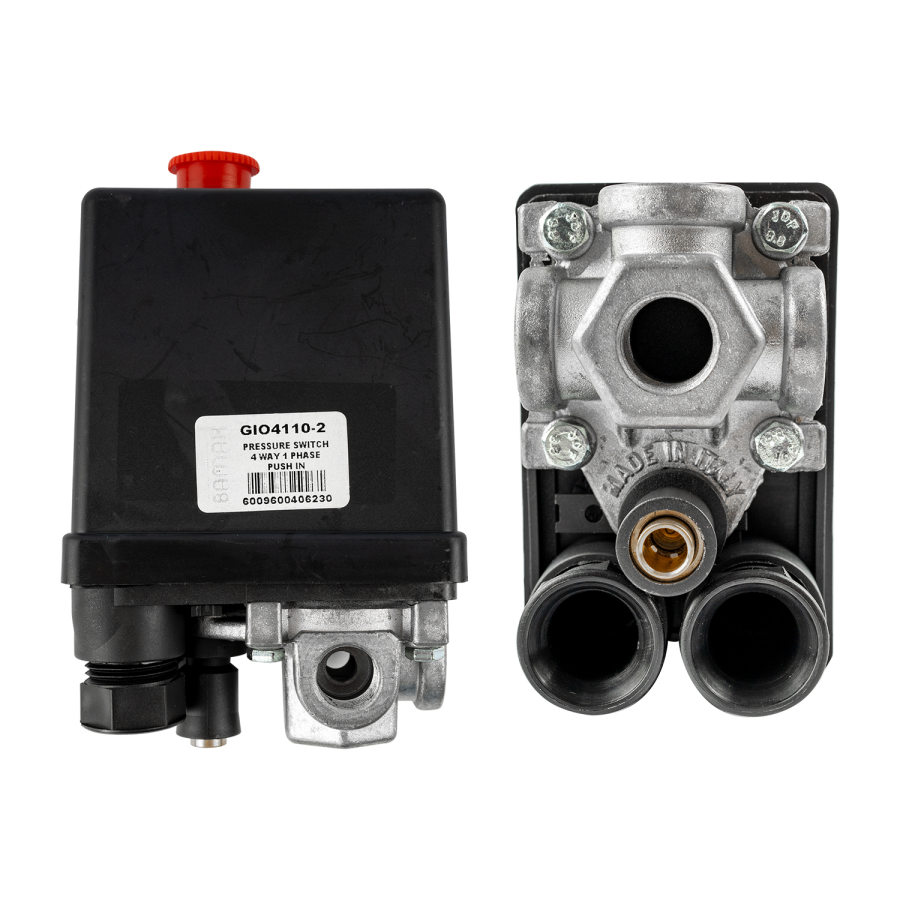 (image for) Pressure Switch 4 Way 1 Phase Push In Bx16prm04