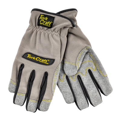 (image for) Mechanics Glove Large Synthetic Leather Palm Spandex Back