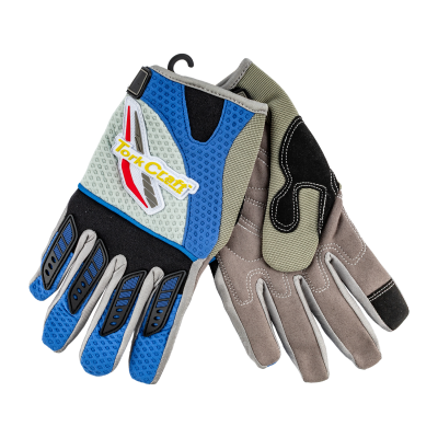 (image for) Mechanics Glove Small Synthetic Leather Palm Air Mesh Back Blue