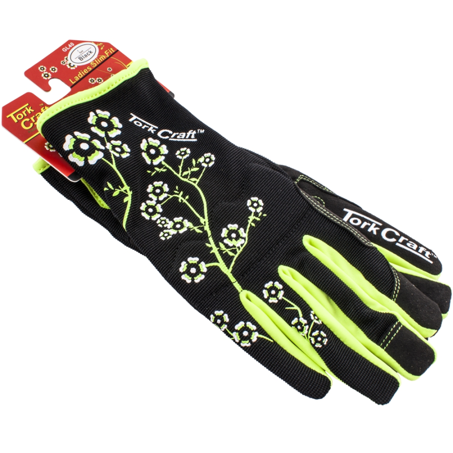 (image for) Ladies Slim Fit X-small Garden Gloves Black