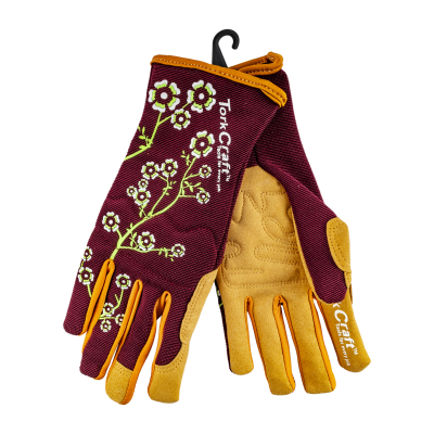(image for) Ladies Slim Fit Medium Garden Gloves Maroon