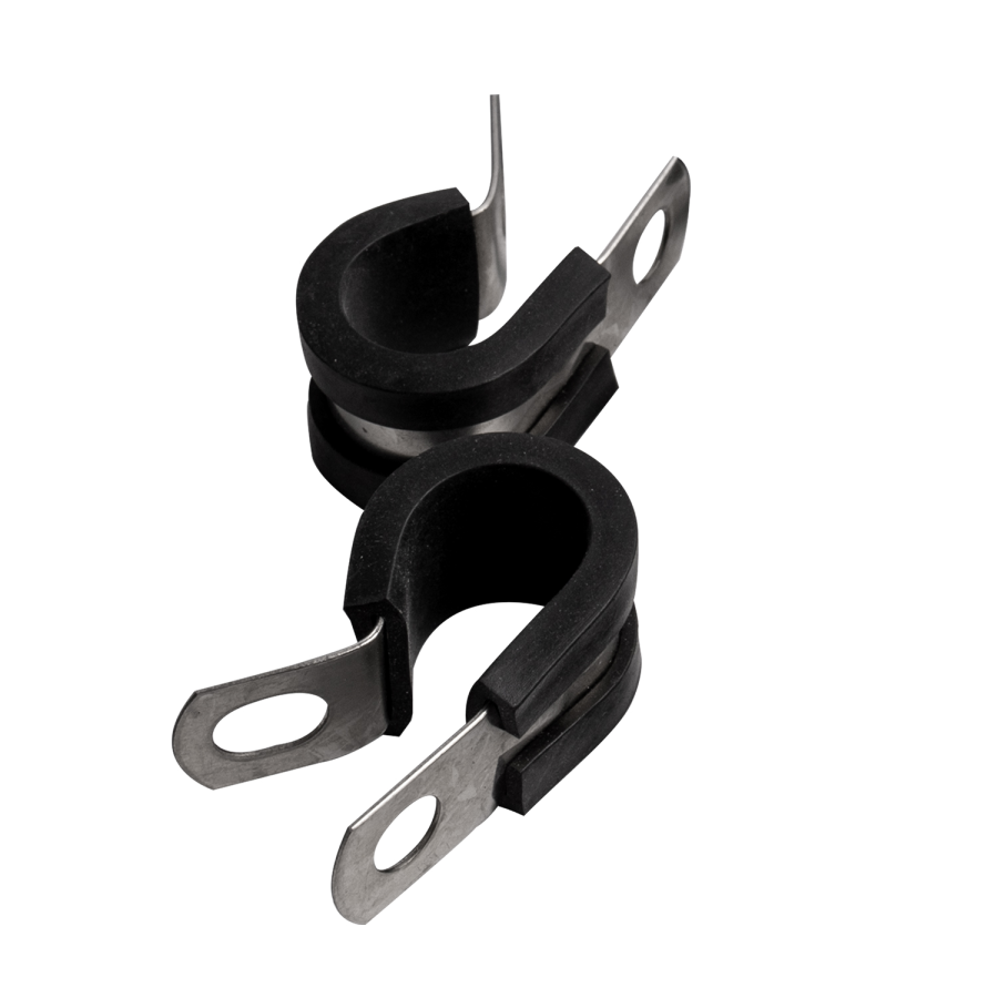 (image for) Hose Clamp 12mm X 12mm B/width Rubber Lined Bulk