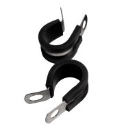 (image for) Hose Clamp 16mm X 12mm B/width Rubber Lined Bulk