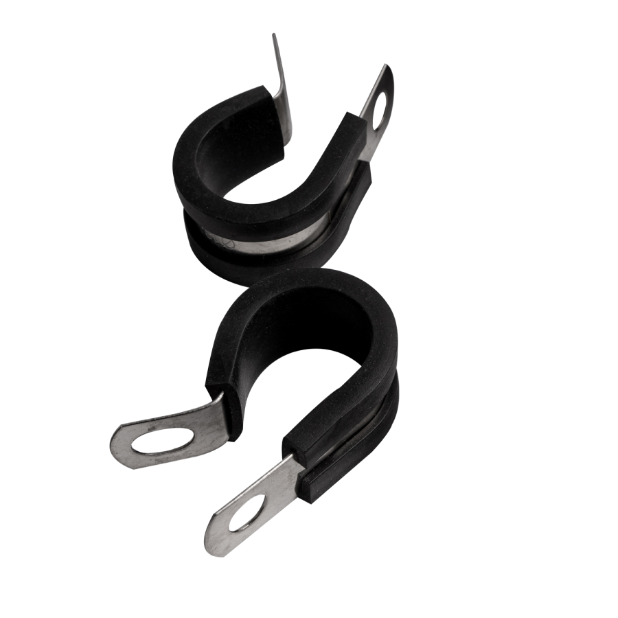 (image for) Hose Clamp 16mm X 12mm B/width Rubber Lined Bulk