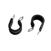 (image for) Hose Clamp 19mm X 12mm B/width Rubber Lined Bulk