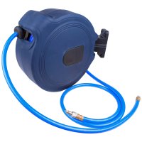 Air Hose Reel 15m X 9.5mm(3/8) Pu Hose P/p Casing Wall Mounted (image for) Air Hose Reel 15m X 9.5mm(3/8) Pu Hose P/p Casing Wall Mounted