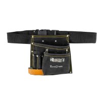 Small Prof Black.leather Tool Belt 5 Pocket (image for) Small Prof Black.leather Tool Belt 5 Pocket