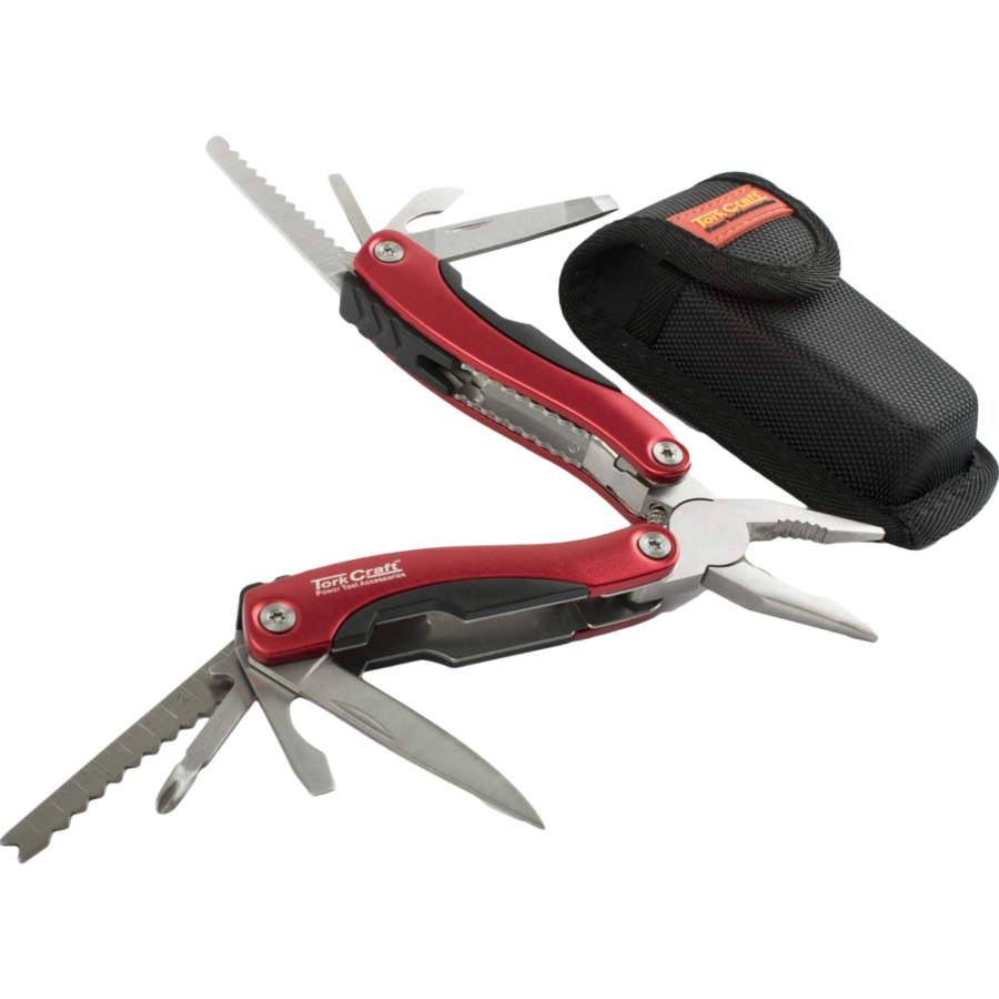 (image for) Multitool Red With Nylon Pouch In Blister