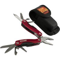 Multitool Red Mini With Nylon Pouch (image for) Multitool Red Mini With Nylon Pouch