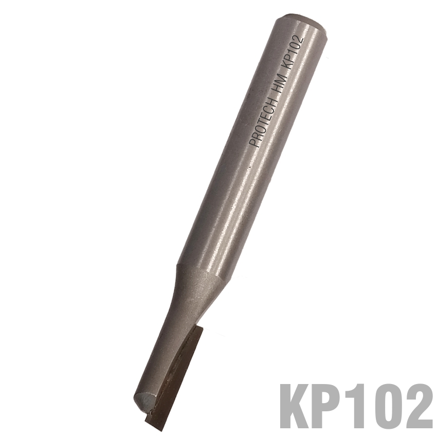 (image for) Straight Bit Single Flute 3/16' X 1/2' Cut 1/4' Shank