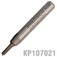 (image for) Straight Bit 1/8' (3.2mm) X 1/2' Cut Solid Carbide 2 Flute 1/4'shank