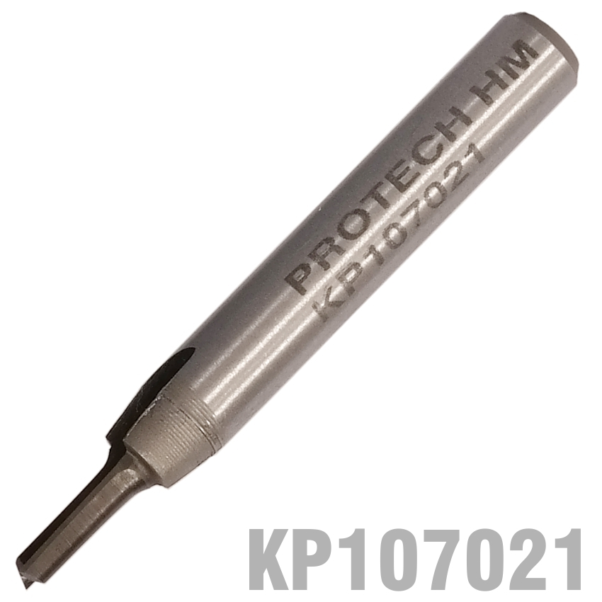 (image for) Straight Bit 1/8' (3.2mm) X 1/2' Cut Solid Carbide 2 Flute 1/4'shank