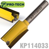 (image for) Straight Bit 1/2'(12.7mm) X 1'(25.4mm) Cut 2 Flute With Bottom Cut 1/4