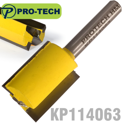 (image for) Straight Bit 3/4'(19mm) X 1'(25.4mm) Cut 2 Flute With Bottom Cut 1/4'