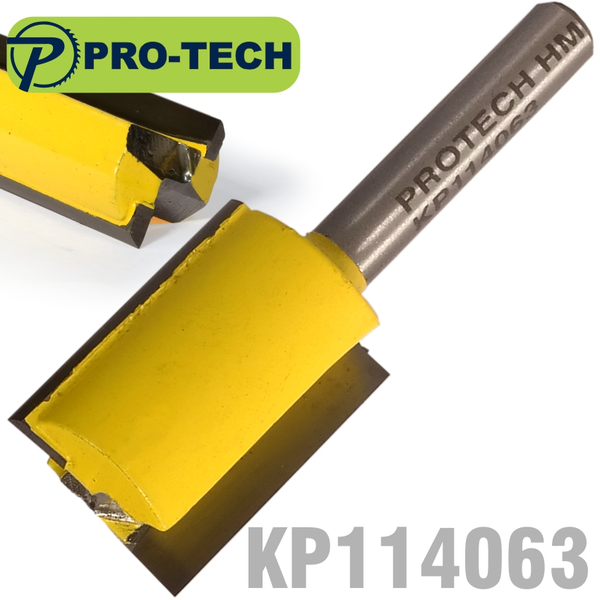 (image for) Straight Bit 3/4'(19mm) X 1'(25.4mm) Cut 2 Flute With Bottom Cut 1/4'