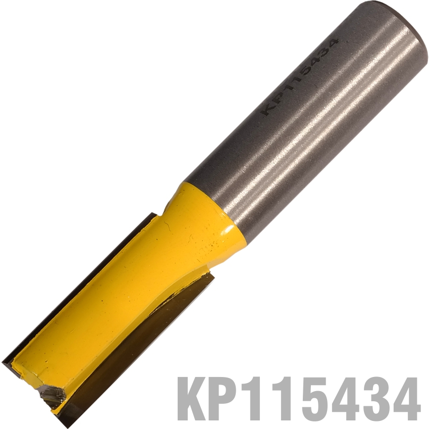 (image for) Straight Bit 1/2'(12.7mm) X 1 1/4'(31.8mm) Cut 2 Flute With Bottom Cut