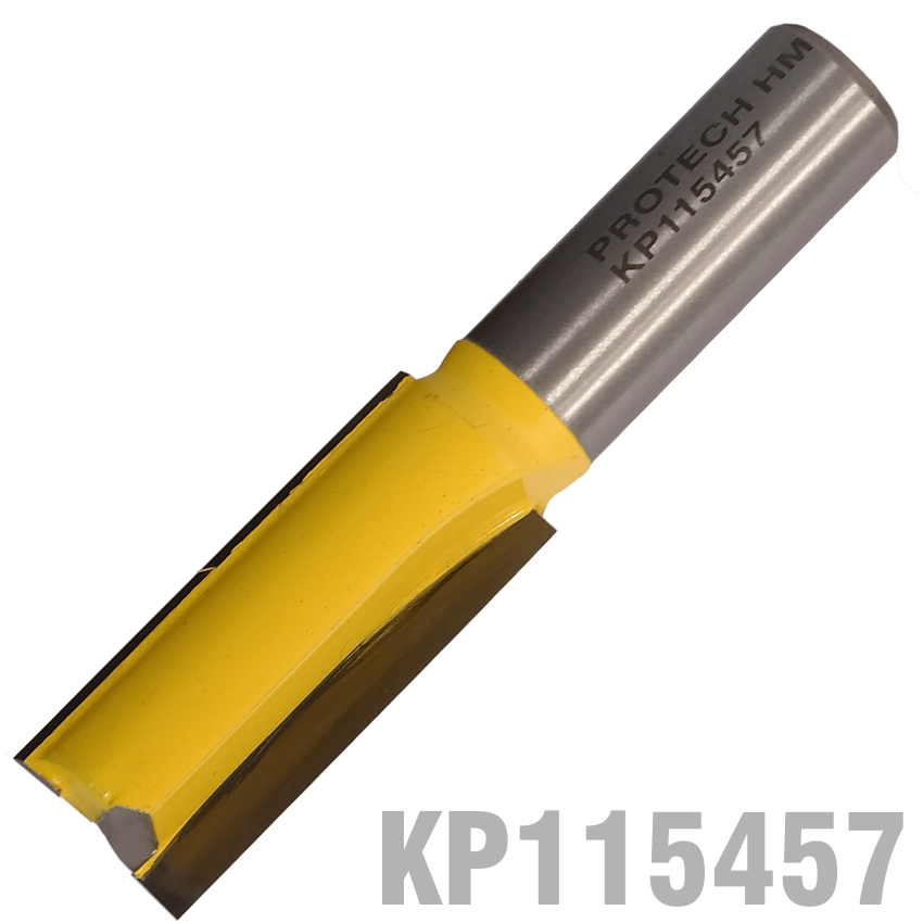 (image for) Straight Bit 5/8'(15.9mm) X 1 1/2'(38.1mm) Cut 2 Flute With Bottom Cut