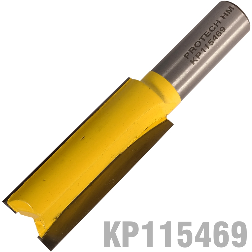 (image for) Straight Bit 3/4'(19mm) X 2'(50.8mm) Cut 2 Flute With Bottom Cut 1/2'