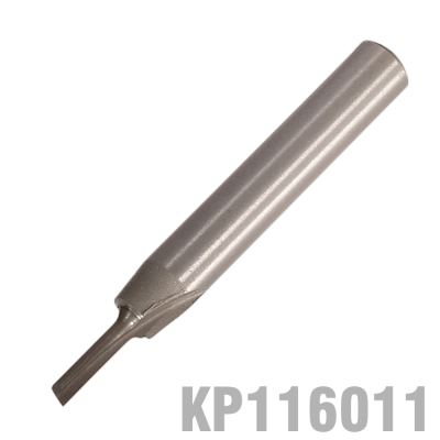 (image for) Straight Bit 3/32' (2.4mm) X 1/2' Cut Solid Carbide 2 Flute 1/4'shank