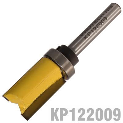 (image for) Pattern Flush Trim Bit. With Shank Mounted Bearing 16mm X 25mm 1/4' Sh