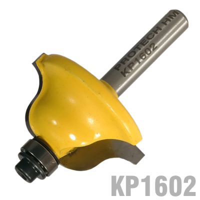 (image for) Roman Ogee Bit 1 3/8' X 16mm (1/4' Radius) 1/4' Shank