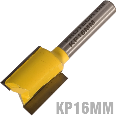 (image for) Straight Bit 16mm X 20mm Cut 2 Flute Metric 1/4' Shank