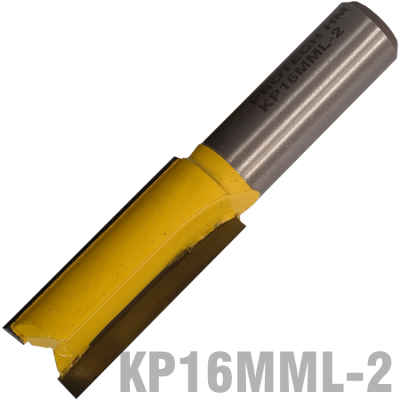 (image for) Straight Bit 16mm X 38mm Cut 2 Flute Metric 1/2' Shank
