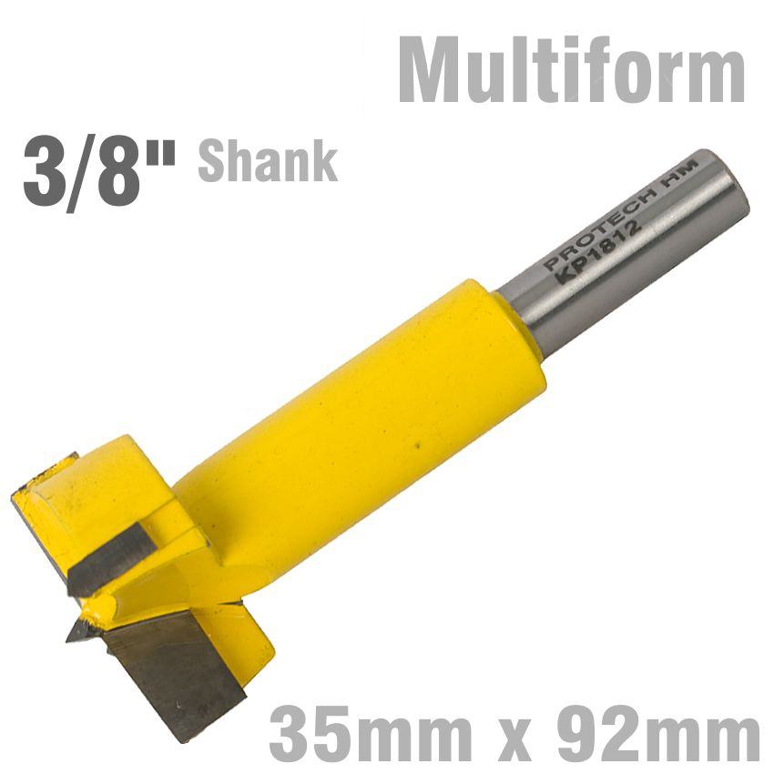 (image for) Hinge Bore Bit 35mm X 92mm 3/8' Shank