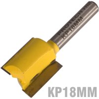 Straight Bit 18mm X 28mm Cut 2 Flute Metric 1/4' Shank (image for) Straight Bit 18mm X 28mm Cut 2 Flute Metric 1/4' Shank