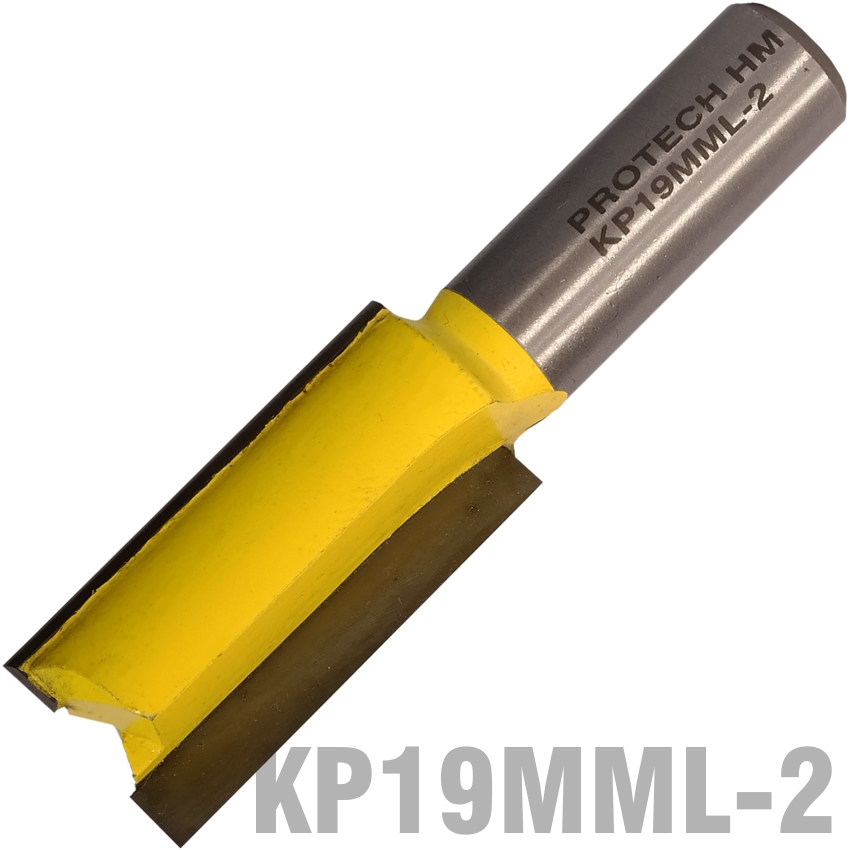 (image for) Straight Bit 19mm X 38mm Cut 2 Flute Metric 1/2' Shank