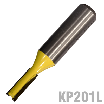 (image for) Straight Bit 1/4' (6.35mm) X 3/4'(19mm) Two Flute 1/2' Shank