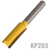 Straight Bit 3/8' (9.5mm) X 1'(25.4mm) Two Flute 1/4' Shank (image for) Straight Bit 3/8' (9.5mm) X 1'(25.4mm) Two Flute 1/4' Shank