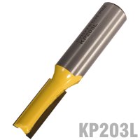 Straight Bit 3/8' (9.5mm) X 1'(25.4mm) Two Flute Long 1/2' Shank (image for) Straight Bit 3/8' (9.5mm) X 1'(25.4mm) Two Flute Long 1/2' Shank