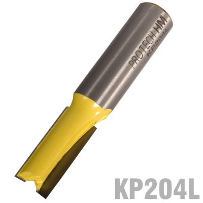 (image for) Straight Bit 7/16' (9.5mm) X 1'(25.4mm) Two Flute Long 1/2' Shank